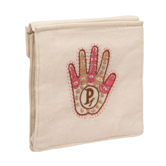 PLASTFREE Period Pouch Bag - eco Friendly, Handmade Cotton Bags for Sanitary Towels, Liners and tampons Perfect for School, Office, Travel