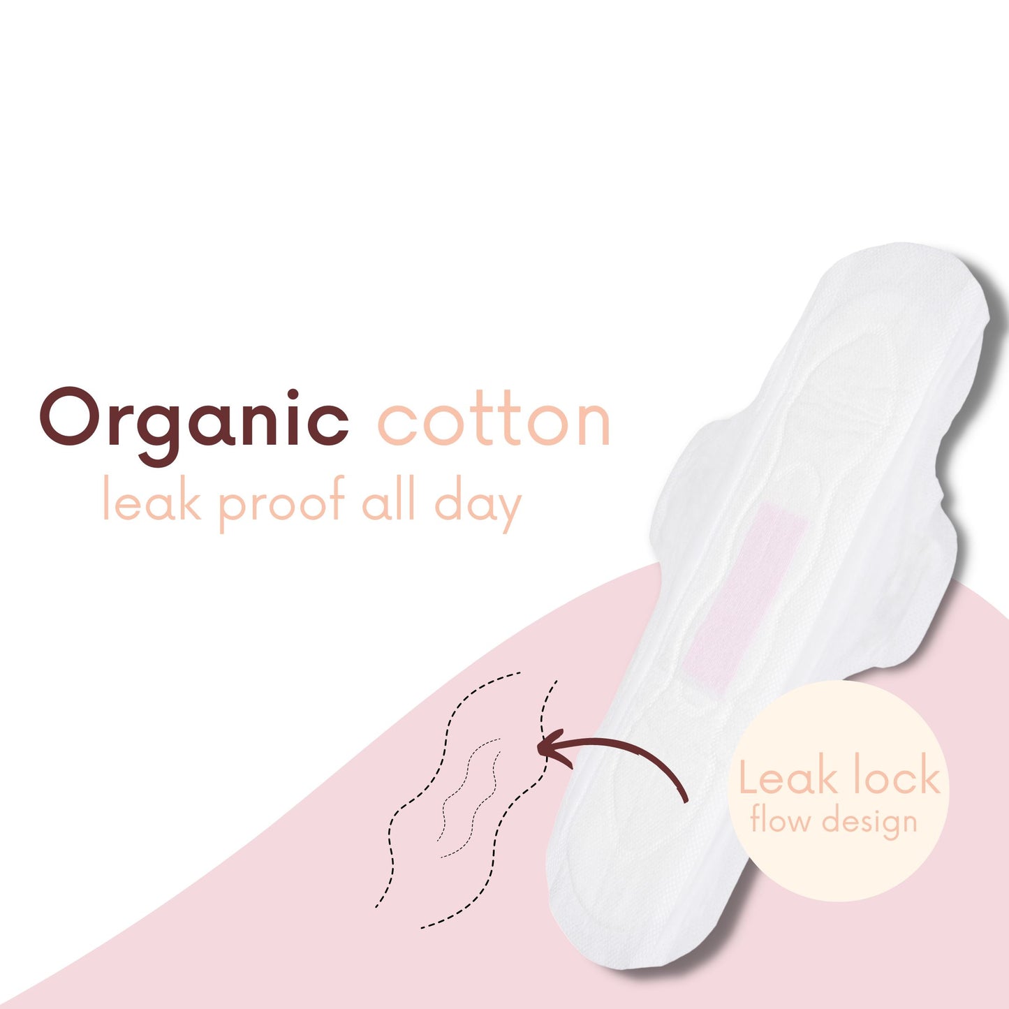 PLASTFREE 100% Organic Cotton Sanitary Pads Night (Pack of 12-120 Pads) MULTIPACK OFFER  Save £6