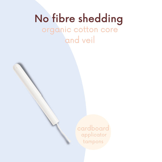 PLASTFREE 100% Organic Cardboard Applicator Tampons- Regular MULTIBUY SAVE £10 (Pack of 12 -168pcs)